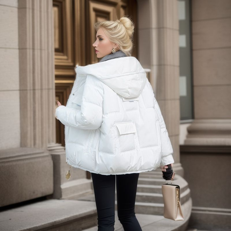 Women's Padded Jacket Winter Coat Thickened Cotton Short Jacket_voghion.com