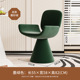 Dark green frosted velvet, not rotatable