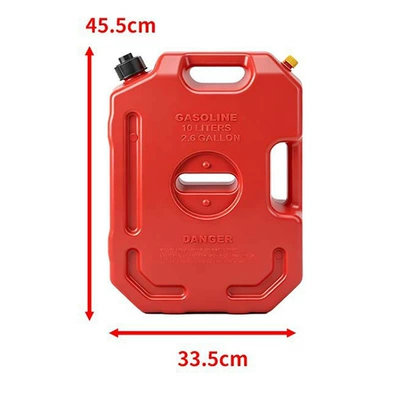 10L-30L Car-Mounted Spare Fuel Tank, Universal for Self-Driving, Sealed and Leak-Proof, Portable Household Fuel Storage Container for Self-Driving Use (Kempinq və səyahət) - 10l-red-explosion-proof-and-leak-proof-spare-oil-drum