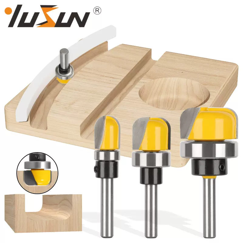 宇盛轴承深圆底刀木工铣刀具仿型双弧圆底线型清底开槽锁孔刀雕刻