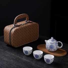 茶具套装;旅行茶具;陶瓷杯