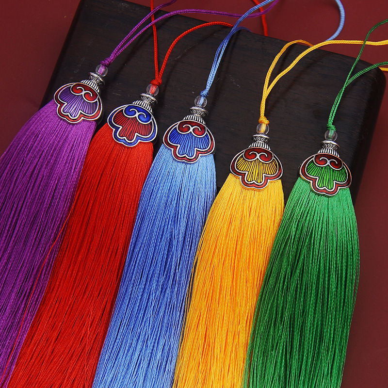 祥云流苏吊穗帽子配件DIY CCB流苏滴油帽子 颜色可更改详情6