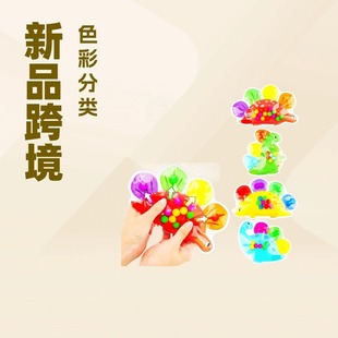 Amazon Color Sorting Toys Color Classification Sensory Toys Decompression Water Bag Children's Educational Toys