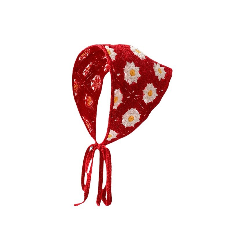 #빨간색 직선 가장자리 데이지 16개