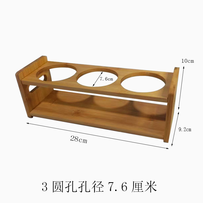 3 holes, 7.6 pores