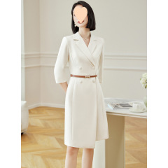 フランス風の気質のスーツのワンピースの春の新型の婦人服の正式な場の通勤のスカート