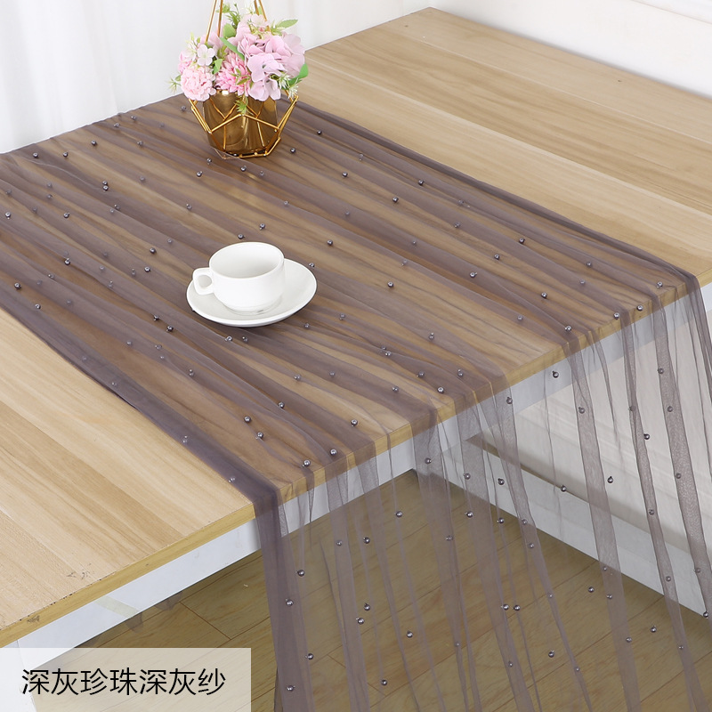 16 # 다크 그레이 진주 다크 그레이 원사