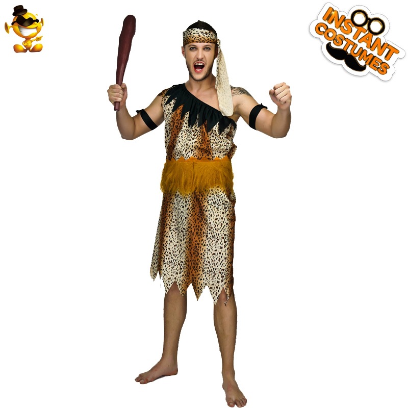 De Halloween de los hombres adultos original salvaje carnaval partido aborigen etapa rendimiento traje Cosplay image 1