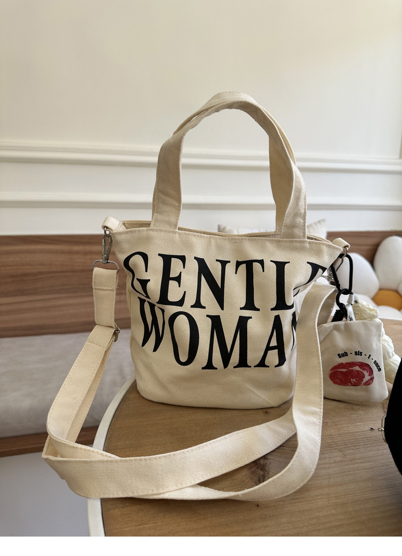 Chaopai Letter Mini Crossbody 2023 New Portable Lunch Box Korean Design Sensible Canvas Storage Phone Bag_voghion.com