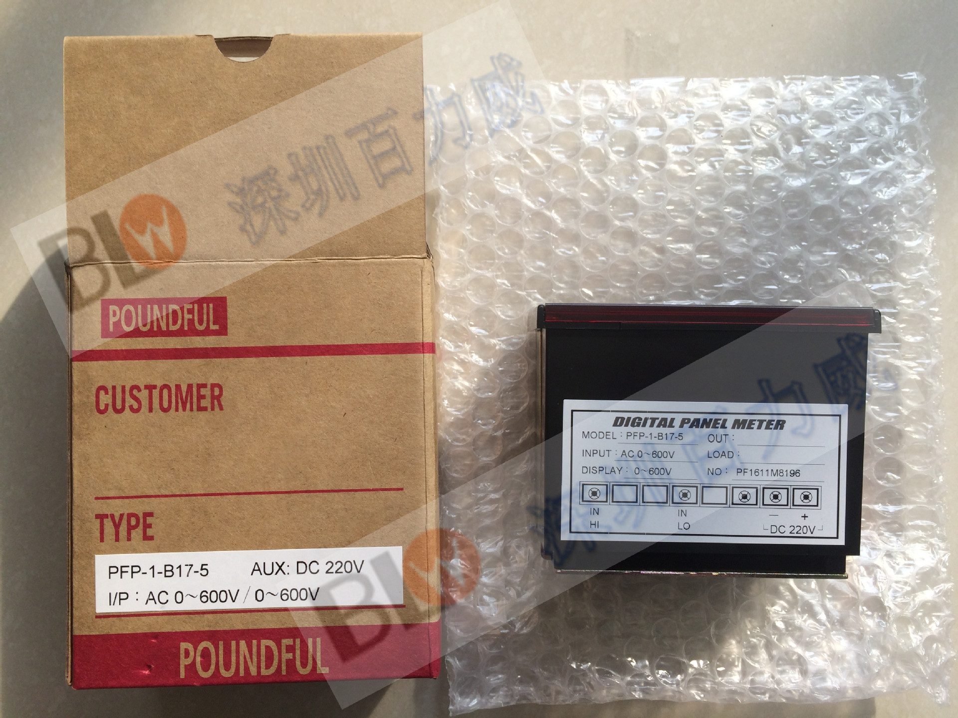 《有代理证》台湾邦富 POUNDFUL 全新原装  PF-6B-B PF-M-5B-B17