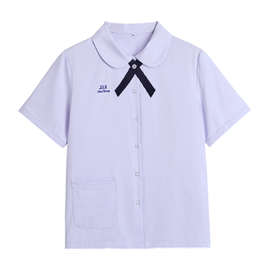 泰国泰式校服短袖衬衫女jk制服学院风高中学生运动会毕业班服套装