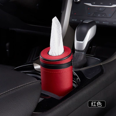 Box Multifunctional Seat-Mounted Car Tissue – Car tissue box/set - broken-window-tissue-tube-wine-red