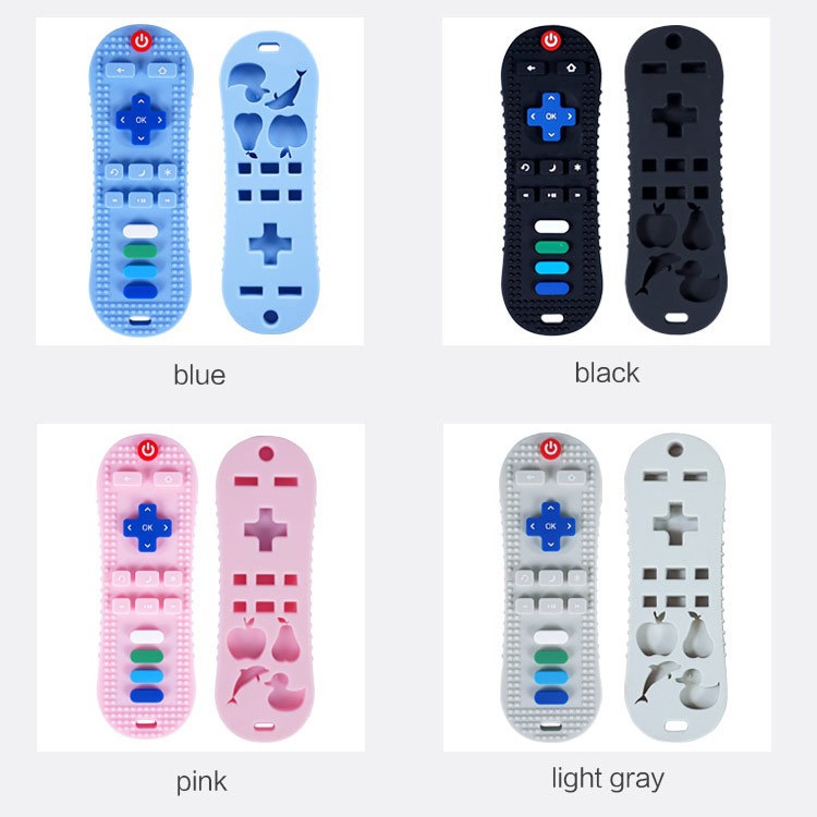 Personalizado suave bebé dentición juguetes de silicona bebé remoto