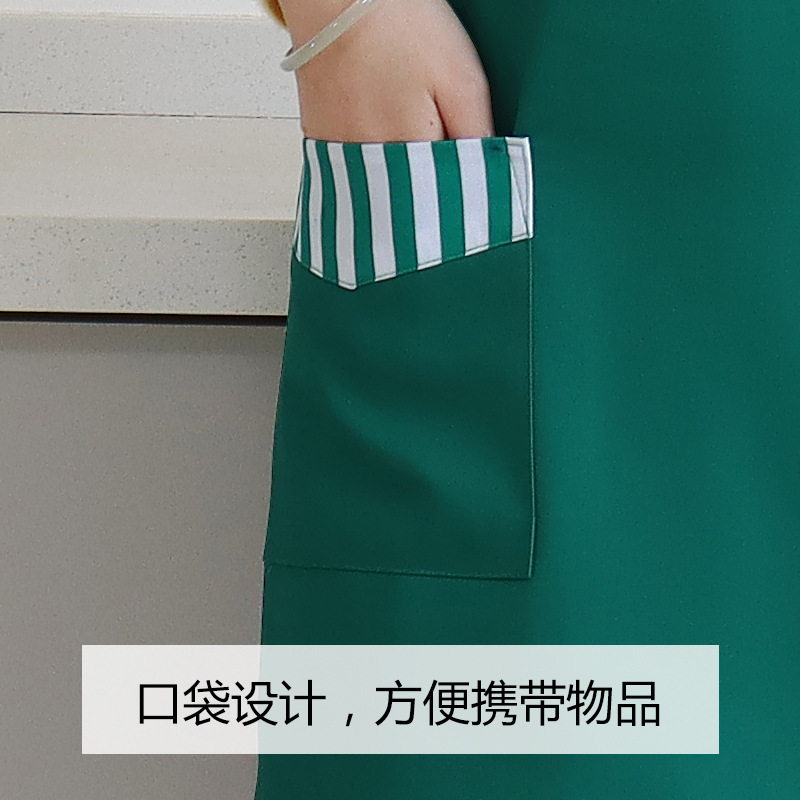 Delantal de cocina de Amazon transfronterizo logotipo personalizado cocina occidental horneado ropa de trabajo para hombres y mujeres delantal de cocina casera personalizado