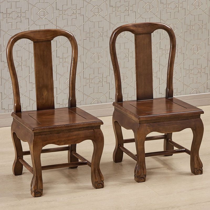 实木小椅子靠背椅儿童矮墩小板凳红木婚庆椅家用客厅茶几凳子孙凳