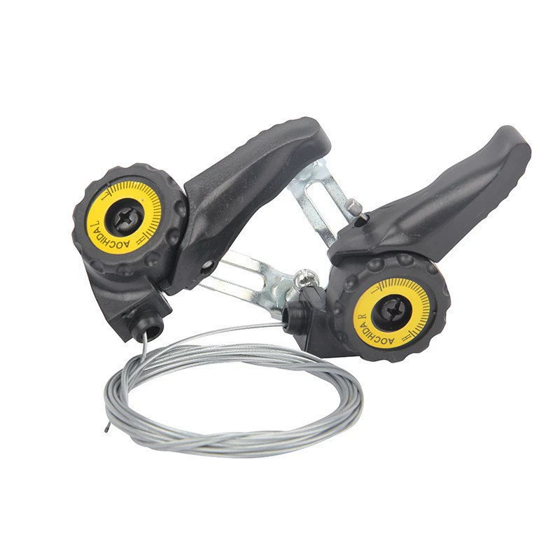 Велосипед пластиковый циферблат с пальцем ременная линия ручка тормоза стрелка переключения передач циферблат горный велосипед разделенный регулятор циферблата пальца