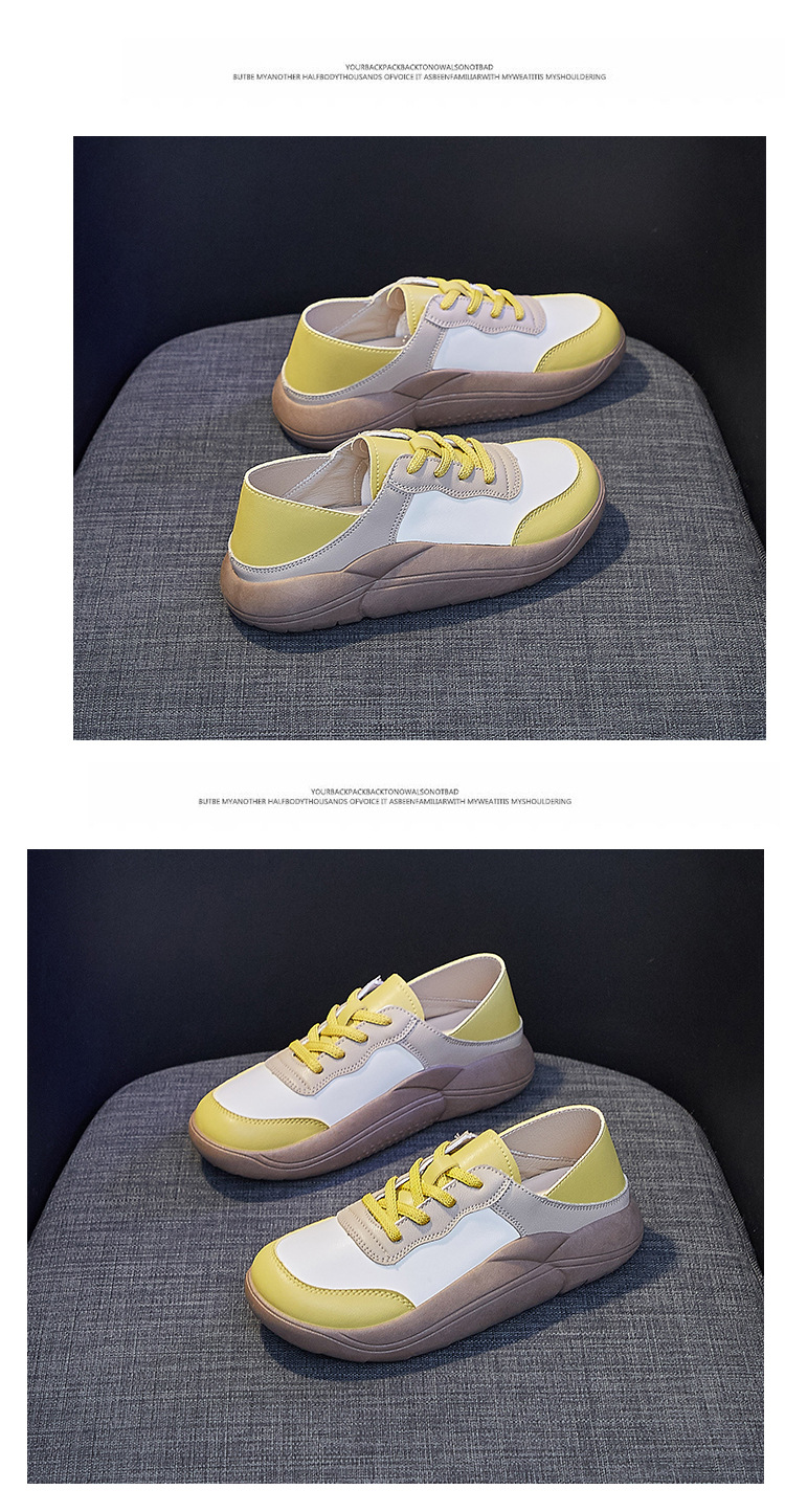 Ladies Shoes Walking Shoes Work Shoes Sneakers Fabric Easy To Clean Breathable Versatile Footgear Footwear_voghion.com