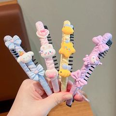子供の前髪の砕髪の神器のカチューシャの女の子の頭の飾りの漫画のカチューシャの赤ちゃんは髪を傷つけません。