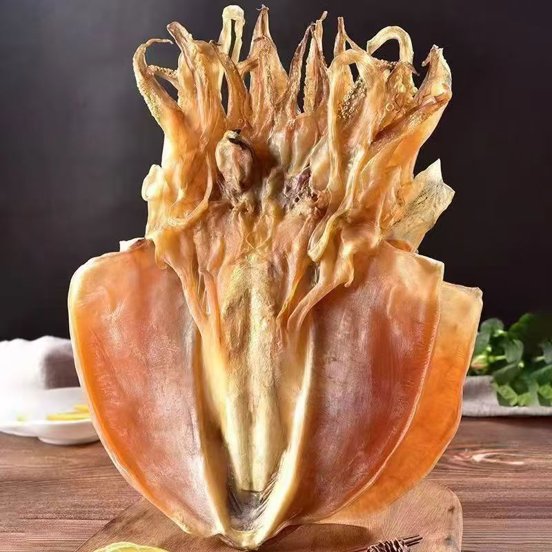 Dried Cuttlefish 500g Wild-Caught Sun-Dried No Salt Added Seafood for Soup and Stir-Fry preparation