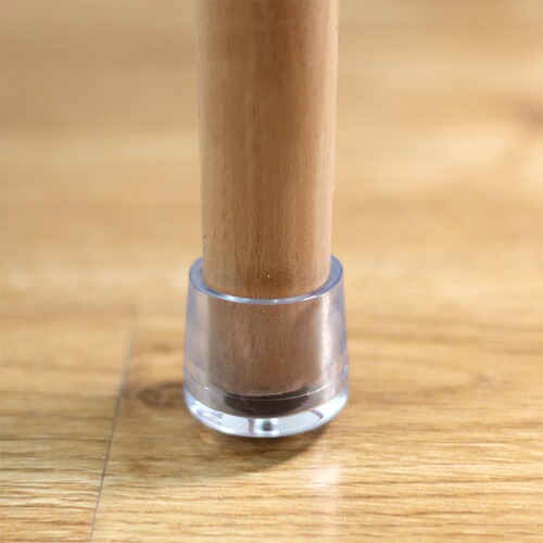 808AAA Japanese design non-slip and wear-resistant chair foot pads (4 pieces) suitable for round chair legs with a diameter of 24mm