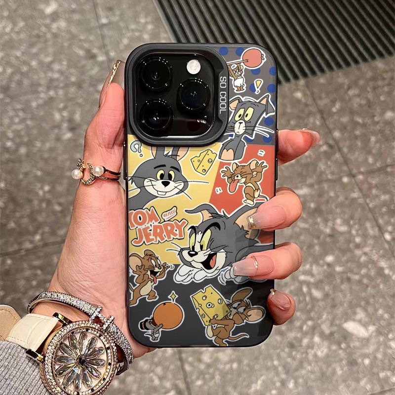 调皮杰瑞适用iPhone苹果15promax手机壳14plus高端13爆款12卡通xs