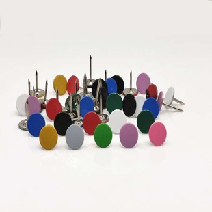 Flat Head Nails, Decorative Nails, Extended Sofa Nails, Soft and Hard Wall Covering Nails, Round Colored Flat Head Thumbtacks, Picture Pins