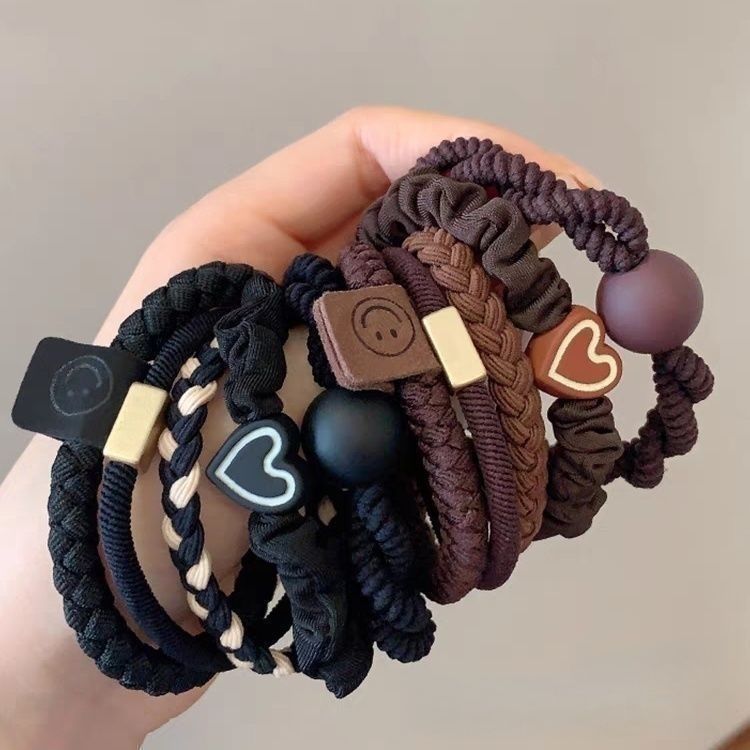 Coleteros, gomas para el pelo para niñas, alta elasticidad y durabilidad, para atar el cabello, nuevos accesorios para el cabello elegantes 2025