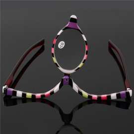 化妆老花镜五彩眼镜可旋转放大镜单片阅读镜老花眼镜readingglass