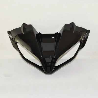 Suitable for Yamaha Tracer 9 GT 21-24 headlight hood hood hood hood (Motorcycle Fender) - bright-black