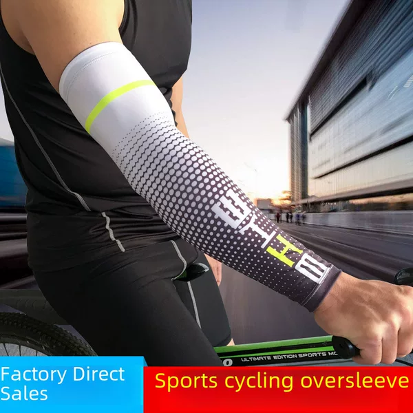 Wholesale Sports Sleeve Thin Breathable Men and Women Outdoor Cycling Mountaineering Fishing Basketball Sunscreen Ice Silk Arm Guard