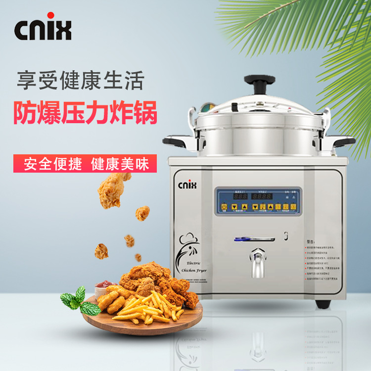 一喜cnix台式炸鸡炉台式压力炸锅电脑板油炸锅油炸炉新品MDXZ-22