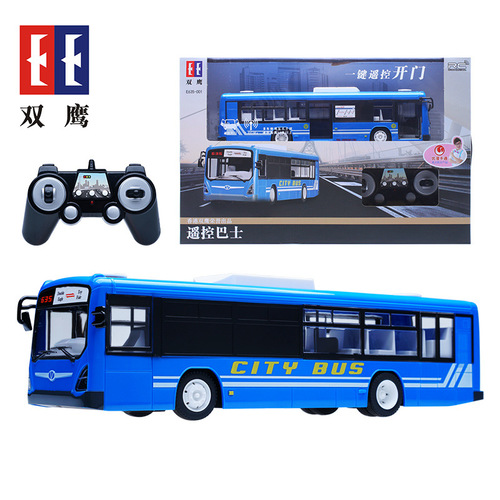 Remote Control Bus Electric Bus Public Bus Simulation Boy Children Toy Car Model Double Eagle E635-001