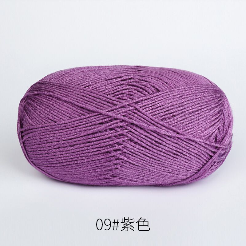 09 퍼플*32S*라이트 러쉬*6*코튼 클리어