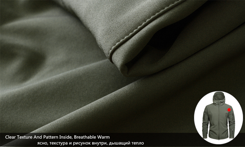 Wolf Tactical Softshell Jacket - Feature Detail Close-up - Wear Resistant Fabric