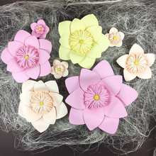 婚庆大型纸花庆典活动会场布置道具纸台演出道具纸花婚庆用品