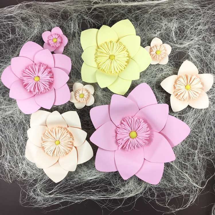 婚庆大型纸花庆典活动会场布置道具纸台演出道具纸花婚庆用品