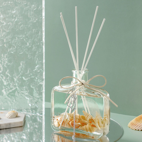 New 100ml square bottle conch fireless aromatherapy ornaments indoor living room bathroom perfume home freshener