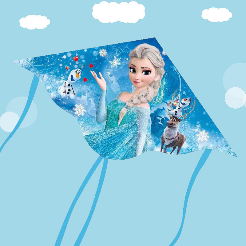 Elsa Princess Kite Children's Kite with Line 2026 New Model Easy to Fly in Breeze Small Kite for Kids