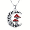 Design fashionable accessory, cute red pendant, necklace, suitable for import, trend of season