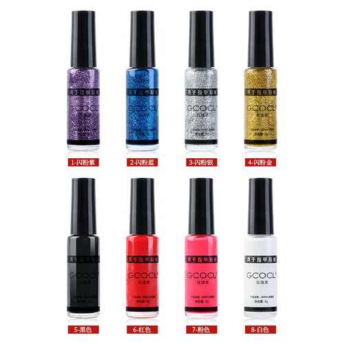Manicure nail polish string pen 3D glitter sequin painting flower string dot flower pen nail polish painting pen wholesale