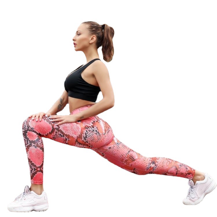 Women's Clothing Wish hot selling multi color printed snake pattern women's slim high waist high elastic tight yoga leggings XY91_voghion.com