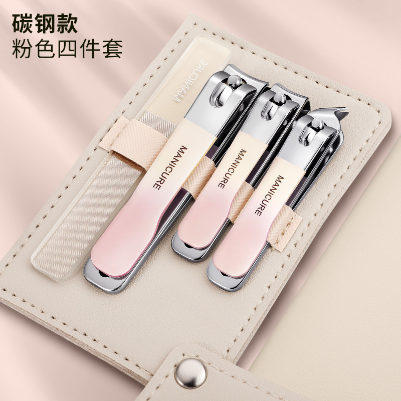 Cute regalo de color gradiente de piel muerta para damas herramientas de manicuras en stock conjunto de cortador de uñas pedicura casero manicuras image 20