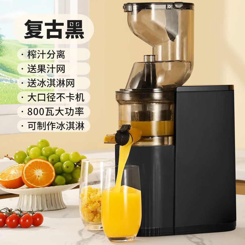 gran calibre jugo residuos separación extrusor doméstico automático multifuncional máquina de jugo bruto comercial gran capacidad malla de acero inoxidable
