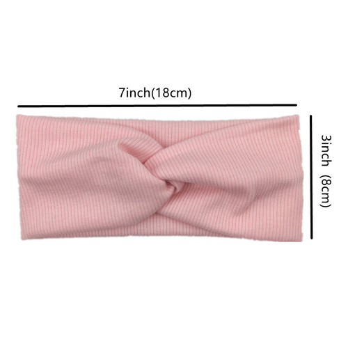 Baby headband, children's hair accessories, skin-friendly, pure color thread cotton headband, simple and versatile hair accessories, best-selling in Europe and America