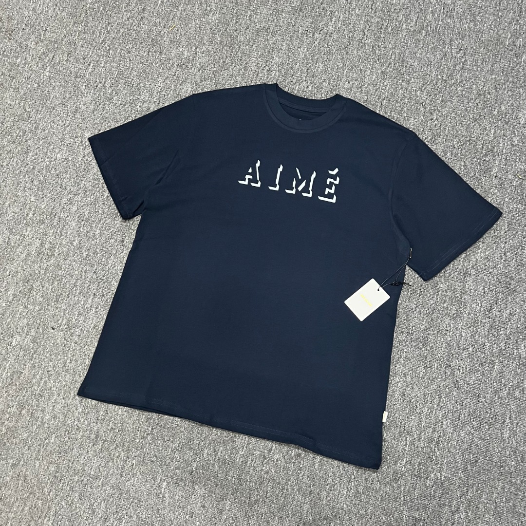 Aimé Leon Dore T-shirt Logo Navy