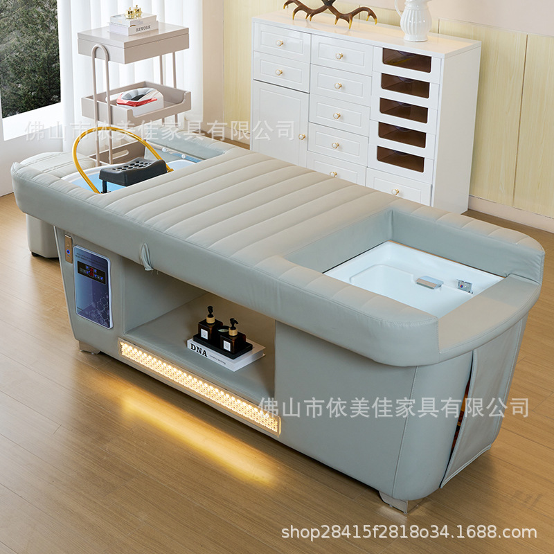 cama de lavado de cabello de terapia de pies cama de lavado de cabello