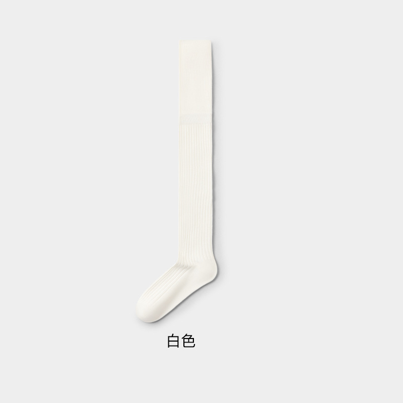 长靴子袜子女长筒过膝袜白色秋冬季厚款棉袜堆堆美拉德长靴jk长袜|undefined