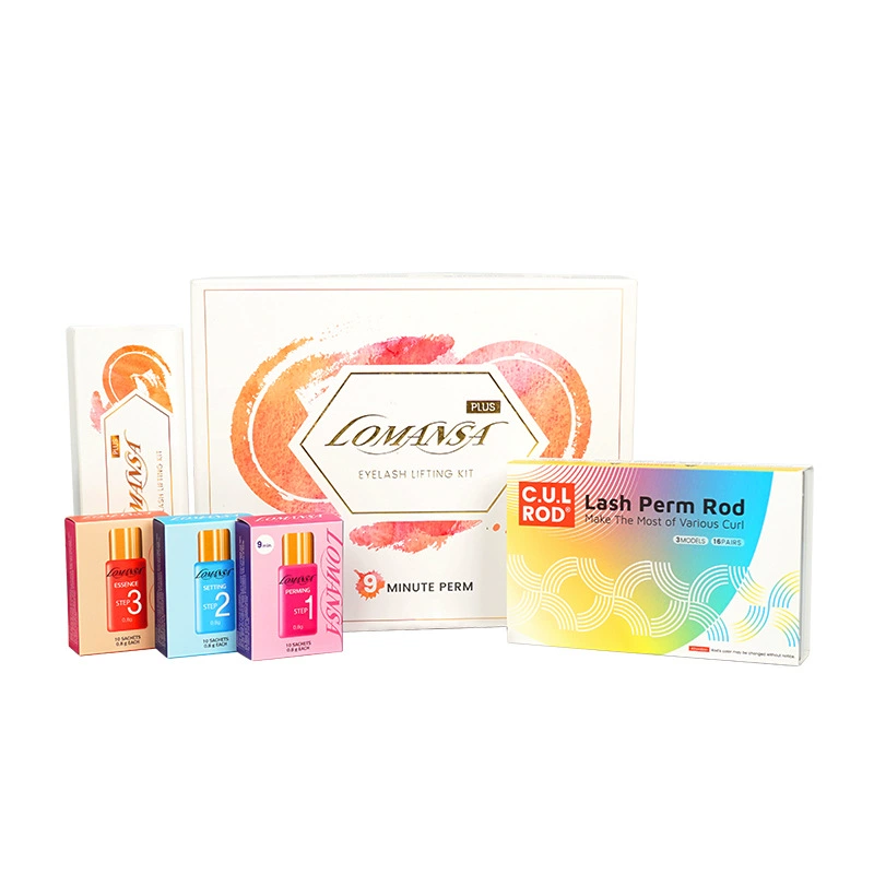 Набор для завивки ресниц LOMANSA Keratin Perm Kit, стойкая завивка, варианты обработки 5/9 минут