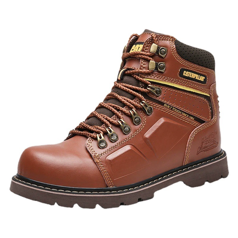 2022 Зимние новые трансграничные мужские ботинки из воловьей кожи первого слоя для улицы, мужские ботинки из мягкой кожи, мотоциклетные персонализированные короткие ботинки, Tide