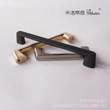 高端酒柜把手现代简约黑金轻奢柜门把手橱柜拉手北欧抽屉柜门把手